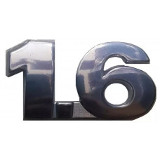 Емблема - напис "1.6" (Golf 97>08/Bora 99<05) скотч 55x25 мм (1J0853675739)