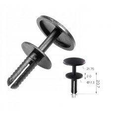 Фіксатор C1423 Mercedes VW Audi (6MM) Black ( уп. 100 шт.)