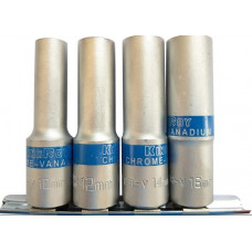 Набір головок 4од. 1/2" (10/12/14/16мм високі) "KING ROY" (30178) планка (5шт/уп)