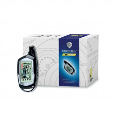 Сигналізація 2way "Sheriff" ZX-1075 - 2 брелоки/1-дв./LCD дисп/турботаймер/пошук авто на паркінгу