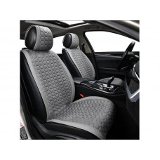 Накидки сидінь преміум класу велюр "Beltex" Monte Carlo Сірий (grey) Передні BX81250