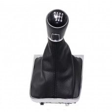 Ручка КПП з чохлом Volkswagen Passat B6 (2005-2012) пластикова ручка (R6 speed)FXVW-111/6