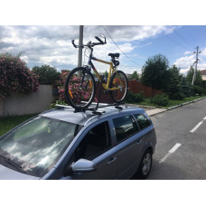 Багажник велосипедний - на дах - 1 велосипед-розбірна сталева рама без замка MAX=18kg"Кенгуру"