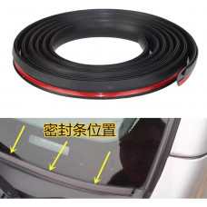 Ущільнювач скла лобового,жабо U-type 25*10мм EPDM 5м