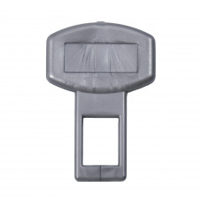 Заглушка ременя безпеки пластик №1 сіра без упаковки (1шт/уп.)