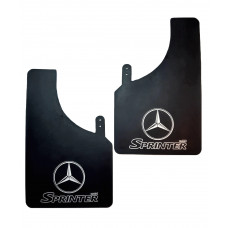 Бризковики "MERCEDES" великі + напис "Sprinter" 440x280 "Speed Master" (2шт)