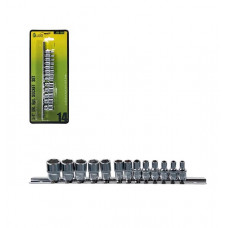 Набір головок 14од. 1/4" (4-14мм) 6гран. "Alloid" (НГП-2014) блист.