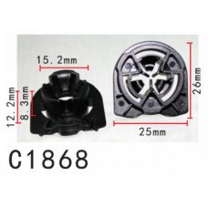 Гайки C1868 карти/обшивка салону AUDI, VW, SKODA, SEAT (8V0868243, 8V0-868-243, 20103) ( уп. 100 шт.