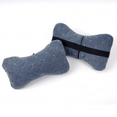 Подушка на підголівник тканина Антара сіра (2шт/к-кт)