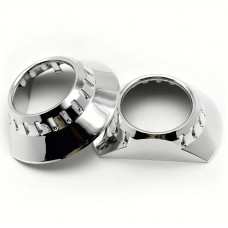 Маска під лінзу Sigma 3" Z111 Хром (2шт)