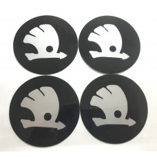 Логотипи до ковпака SKS Skoda (4шт) (відпускається на 1 комплект ковпака) сіра