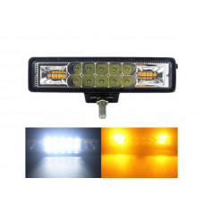 Фара-LED Прямокутник 20W (1W*20) Philips 3030 12-24V Дальнє світло (M - 48W / S) (1шт)