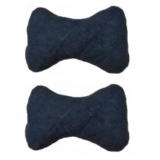 Подушка на підголівник тканина Антара чорна (2шт/к-кт)