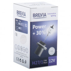 Лампа 12V_H27/1 27W + 30% "Brevia" (1шт) (12271PC) (10шт/уп)