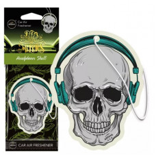 Освіжувач сухий лист - "Aroma" - Dia De Los Muertos - Headphones Skull 83277
