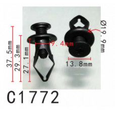 Кліпси C1772 розпірні HYUNDAI (8659035000, 86590-35000, 11158) (уп.100шт)