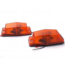 Повторний поворот універсальний жовтий (2 патрони під лампочку) 13х6х4см "FormPlas" FR0222 (2шт)