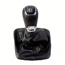 Ручка КПП з чохлом Skoda Octаvia II (04-11) пластик (R5 Speed) New Style №32
