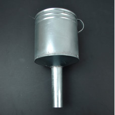 Лійка металева 3л прямий широкий носик (Фури.трактора.комбайни) (10шт.)