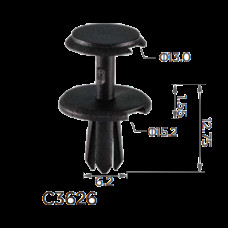 Фіксатор C3626 кріплення капот/теплошумоізоляція Mercedes A0009919240 ( уп. 100 шт.)