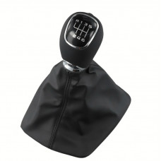 Ручка КПП з чохлом Skoda Octаvia II (04-11) шкіра (R6 Speed) New Style FXSKD-26/6