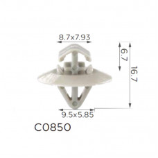 Кліпси C0850 молдингу/дверей RENAULT,OPEL,IVECO DAILY, GM, NISSAN,(7703077421,7701470779) ( уп. 100