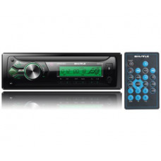 Автомагнітола Shuttle SUD388 (Black/Green) USB/SD/знімання. панель/BT/пульт/усил.кач/4х45W