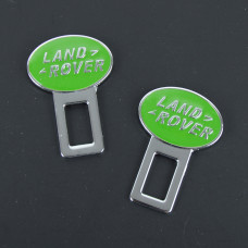 Заглушка ременя безпеки метал "Land Rover" Green (2шт)