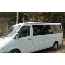 Дефлектори вікон Mers Sprinter 1995-2006р. скотч "AV-Tuning" (по дверях) Економ