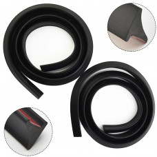 Молдинг на колісні арки Чорний Тип 4 Юбка (1.5м,1шт,18мм,скотч) (без упак)