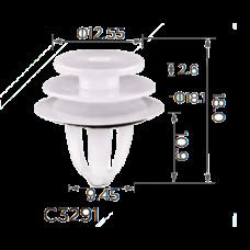 Кліпси C3291 обшивки дверей BMW, MINI (07-14-7-145-753, 07147145753, 07147443710)( уп. 100 шт)