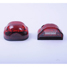 Підсвічування номера 12/24V діодне 6R LED/6W Червона "КОБРА" "Thoc Auto" ТН-340 (2шт./уп)