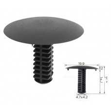 Кліпси C0187 обшивки Honda 90667SA70030 Nissan 8942798070 (уп.100шт)