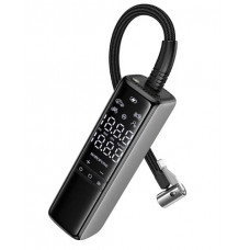 Компресор BOROFONE FC1 12v/кабель 3м/530г(без кабеля)/3,5 бар/52x53x171мм (чорно-сірий)