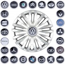 Ковпаки "14" (SKS-217) + емблеми на вибір (VW)