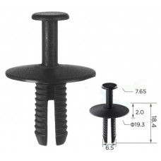 Фіксатор C0335 бампера задних дверей порогов BMW 51118174185 Opel 1400806 ( уп. 100 шт.)