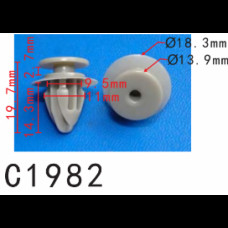 Кліпси C1982 обшивки карти дверей/молдинги MAZDA (KD53-51-W24, KD5351W24, 15819)( уп. 100 шт)