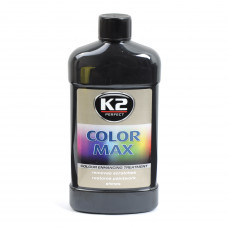 Поліроль кузова крем 500ml Чорний "K2" K025 Color Max / приховує подряпку / посил. колір (6)