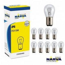 Лампа 12V (цок.ВАY15s) P21/5W "Narva" (17916) (уп.10шт)