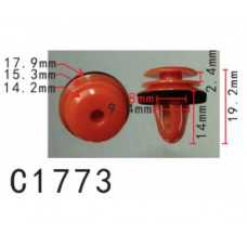 Кліпси C1773 обшивки дверей/молдінги BMW, MINI (07146962771, 51417046415, 15463)( уп. 100 шт)