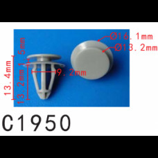 Кліпси C1950 карти дверей,молдингу MERCEDES, SUZUKI (A0009905792, 15295)( уп. 100 шт)