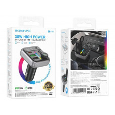 Модулятор Bluetooth "BC50" BOROFONE QC 3,0