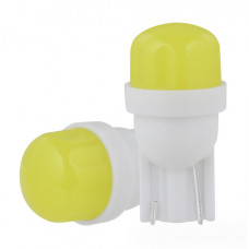 Світлодіод 12V Т10 Білий COB 3D Купол 0.6W 380Lm №33