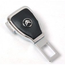 Заглушка ременя безпеки метал "Citroen" (1шт) цинк.сплав + шкіра (тип №5)