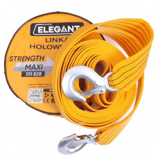 Трос буксирувальний 3,0т 5,5м 46мм/гаки/помаранч./сумка "ELEGANT" 101 828 (30шт/ящ)