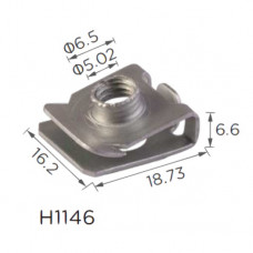 Скоба H1146 під гвинт L-19x16 D=6 TOYOTA (90179-06127, 9017906127, 16481) ( уп. 100 шт.)