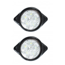 Габарит - білий - 60x43x20мм - 24V Led 5 діодний - C-16 (2шт/коробка)