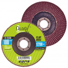 Круг пелюстковий торцевий 125мм, зерно 100 "Alloid" (10) FD-125100