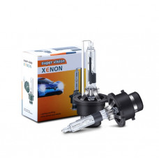 Лампа Ксенон D2R(цоколь пластик) 6000K 35W "Super Vision" (2шт)