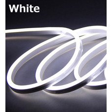 Стрічка - Силікон LED Neon - 24v1м біла гнучка (бічне свічення/шир.12мм/вис. 6мм)